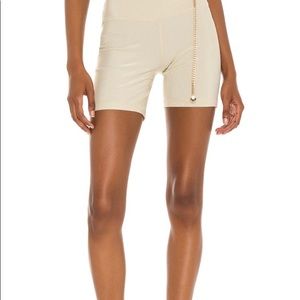 WeWoreWhat chain bike short- Khaki